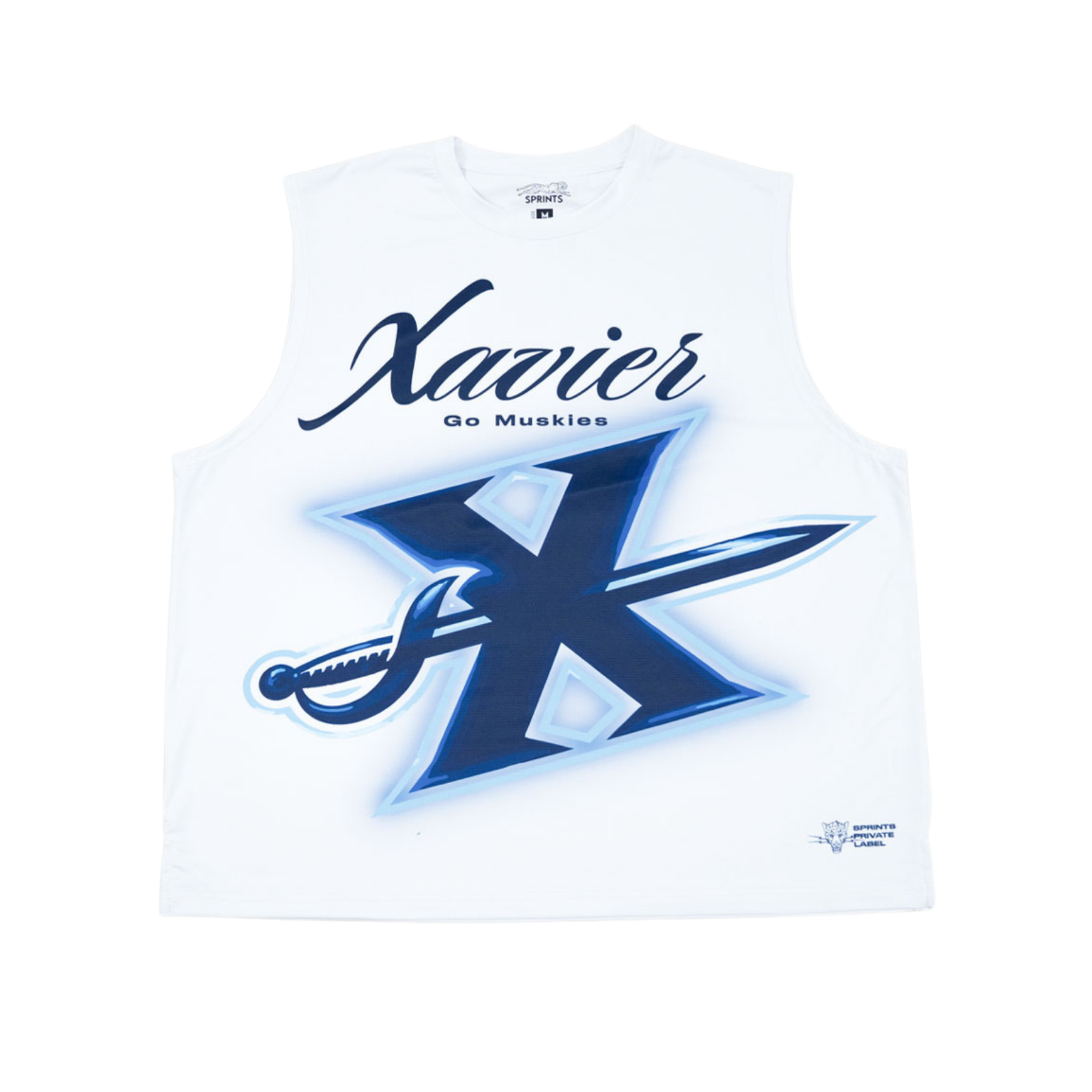 Mens Core Zero Framework Tank, Xavier University - front view