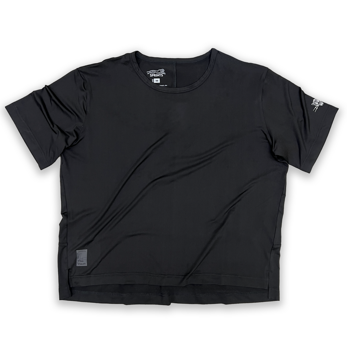 Womens Core Zero Tech Tee - Vault Jag Black – Sprints INC