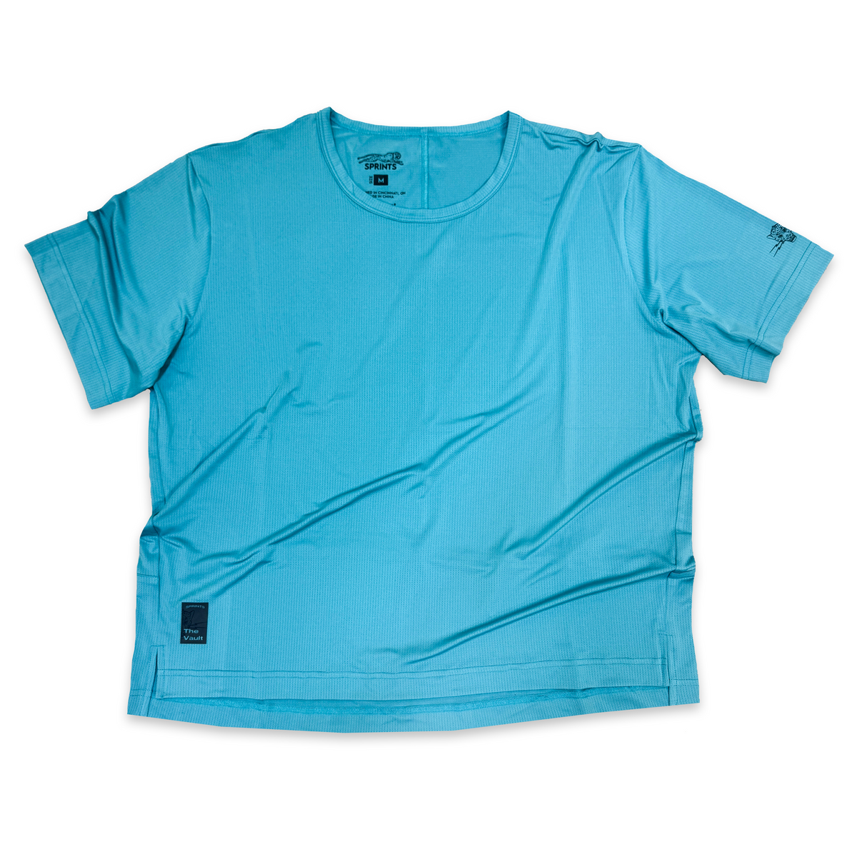 Womens Core Zero Tech Tee - Vault Jag Teal – Sprints INC