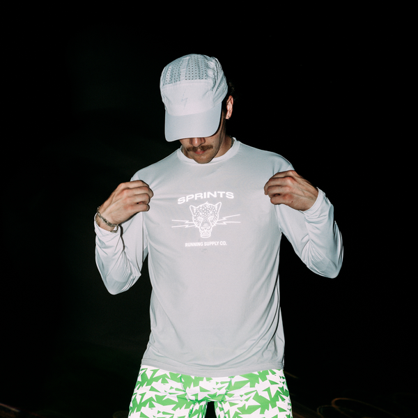 Mens Core Zero Tech Long Sleeve - Vault Jag White Flash Reflective