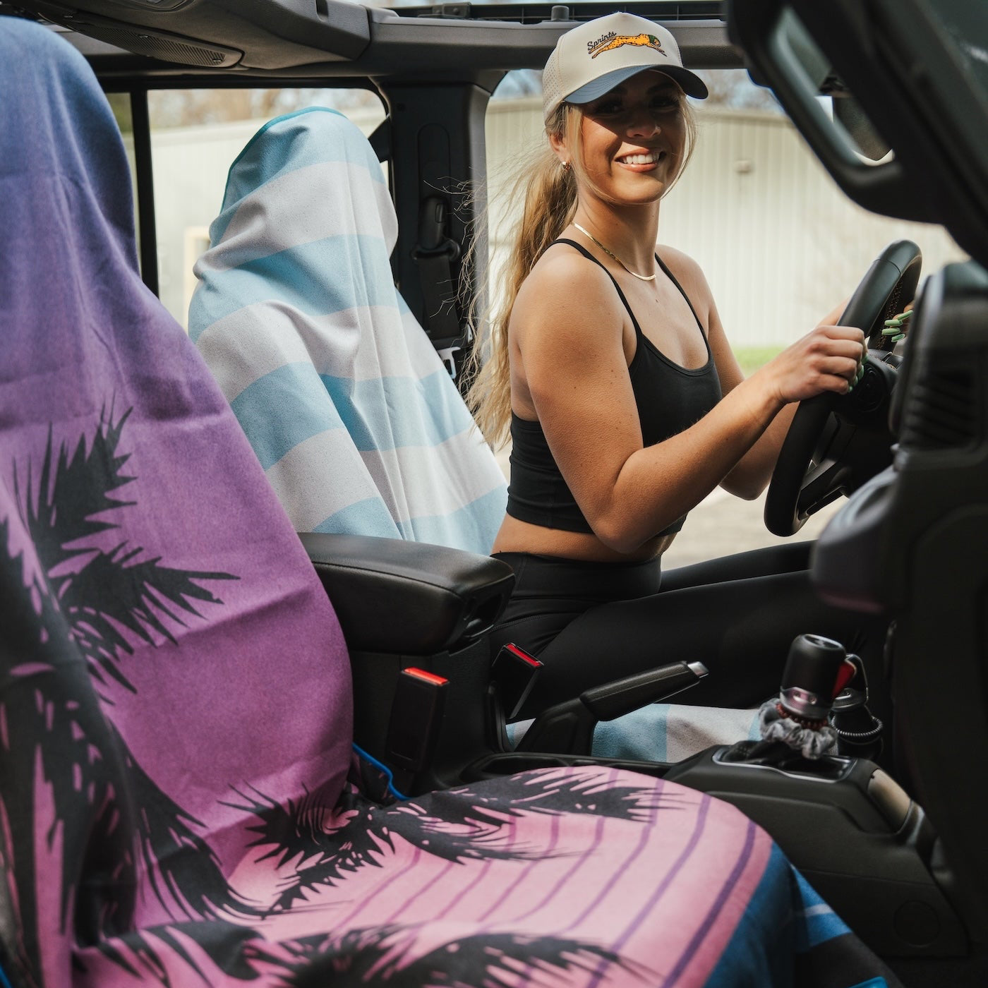Tropic Twilight Car Seat Cover Towel w/ Snaps – Sprints INC
