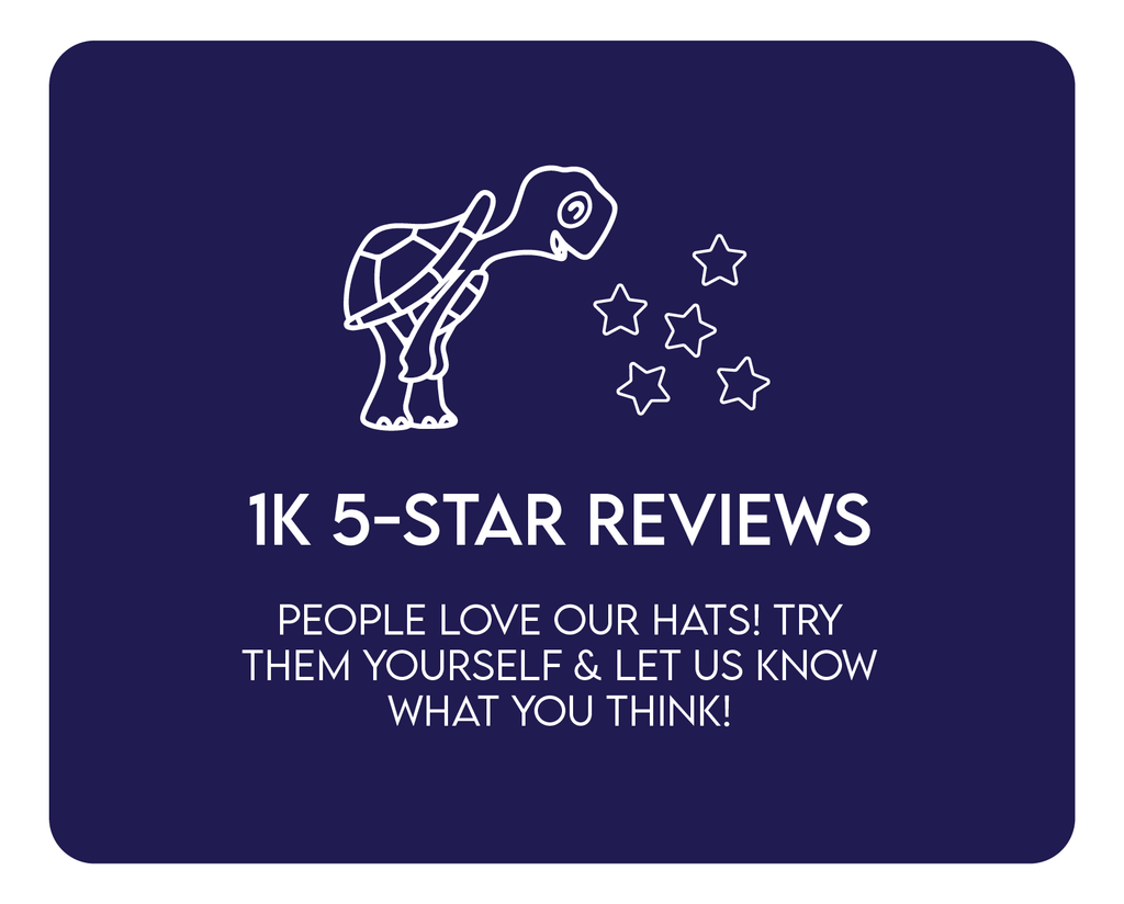 1 thousand 5 star reviews - people love our hats
