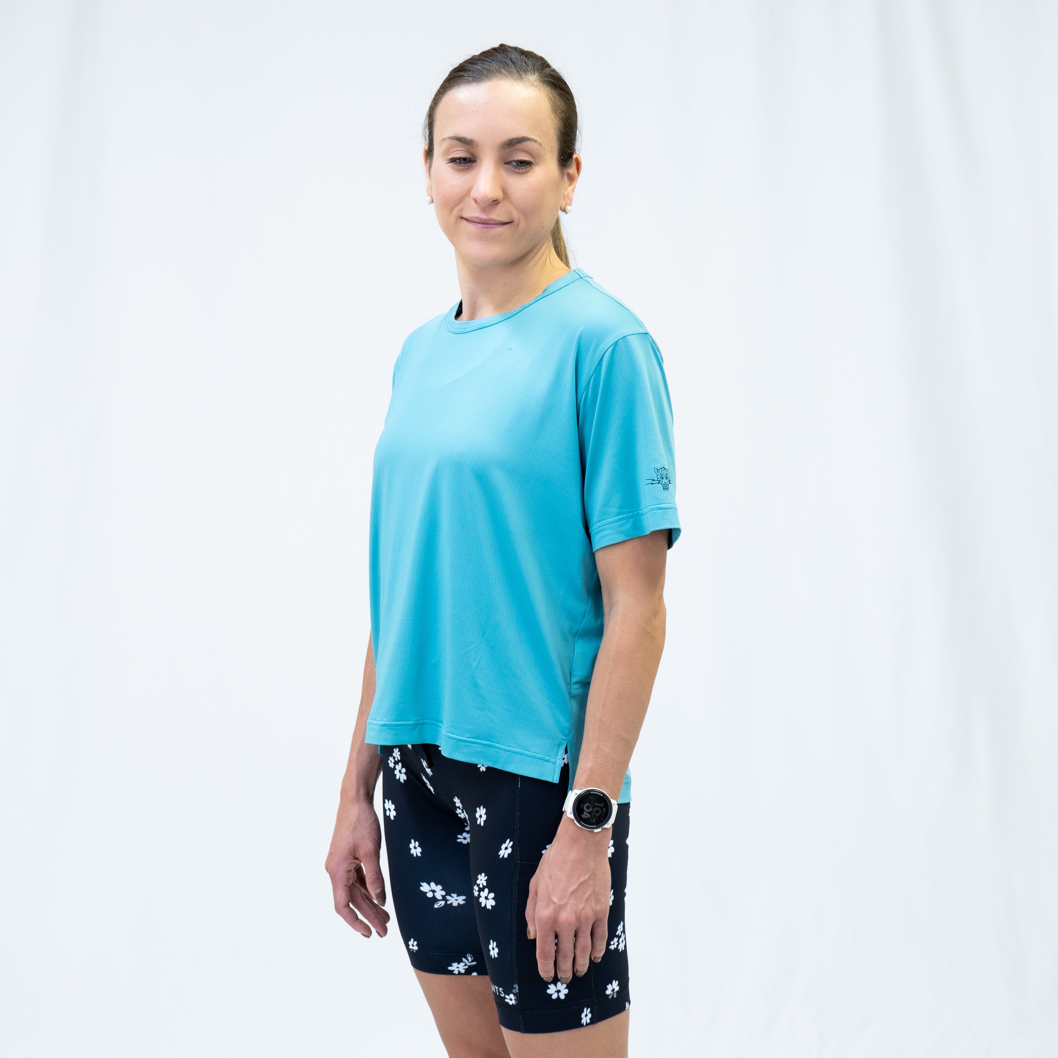 Womens Core Zero Tech Tee - Vault Jag Teal – Sprints INC