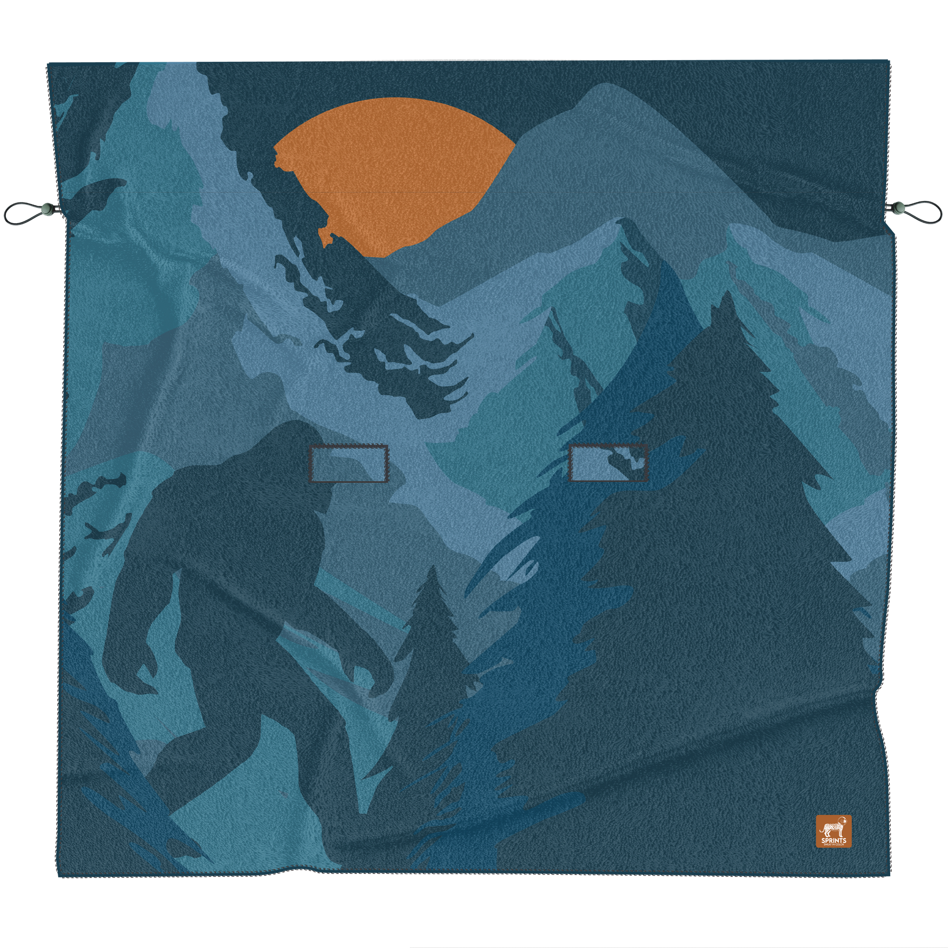 Big Foot's Full Moon Mud Mess Party Size Towel – Sprints INC