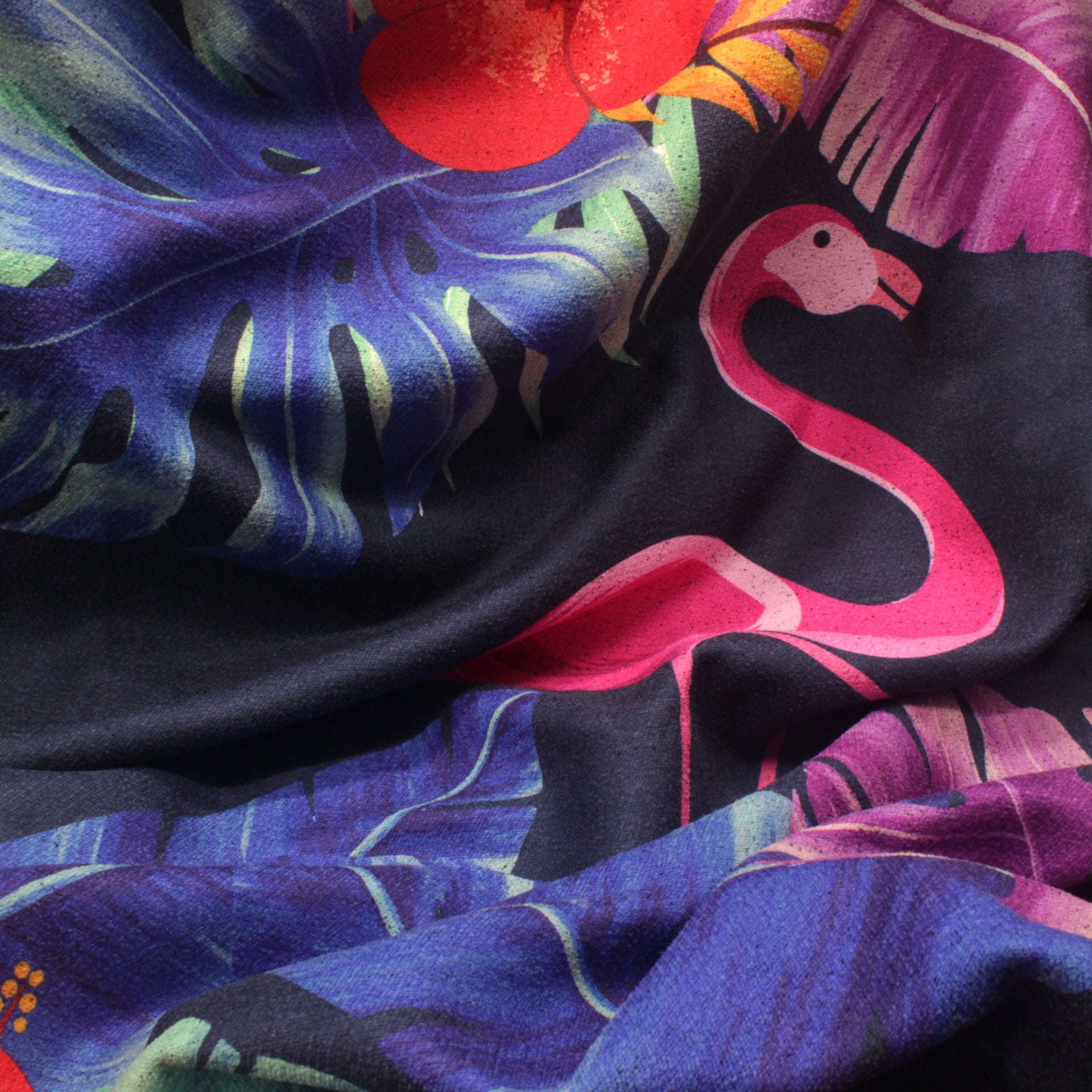 FLAMINGOS TROPICAL CHERRY CAR SEAT COVER UNIVERSAL FIT