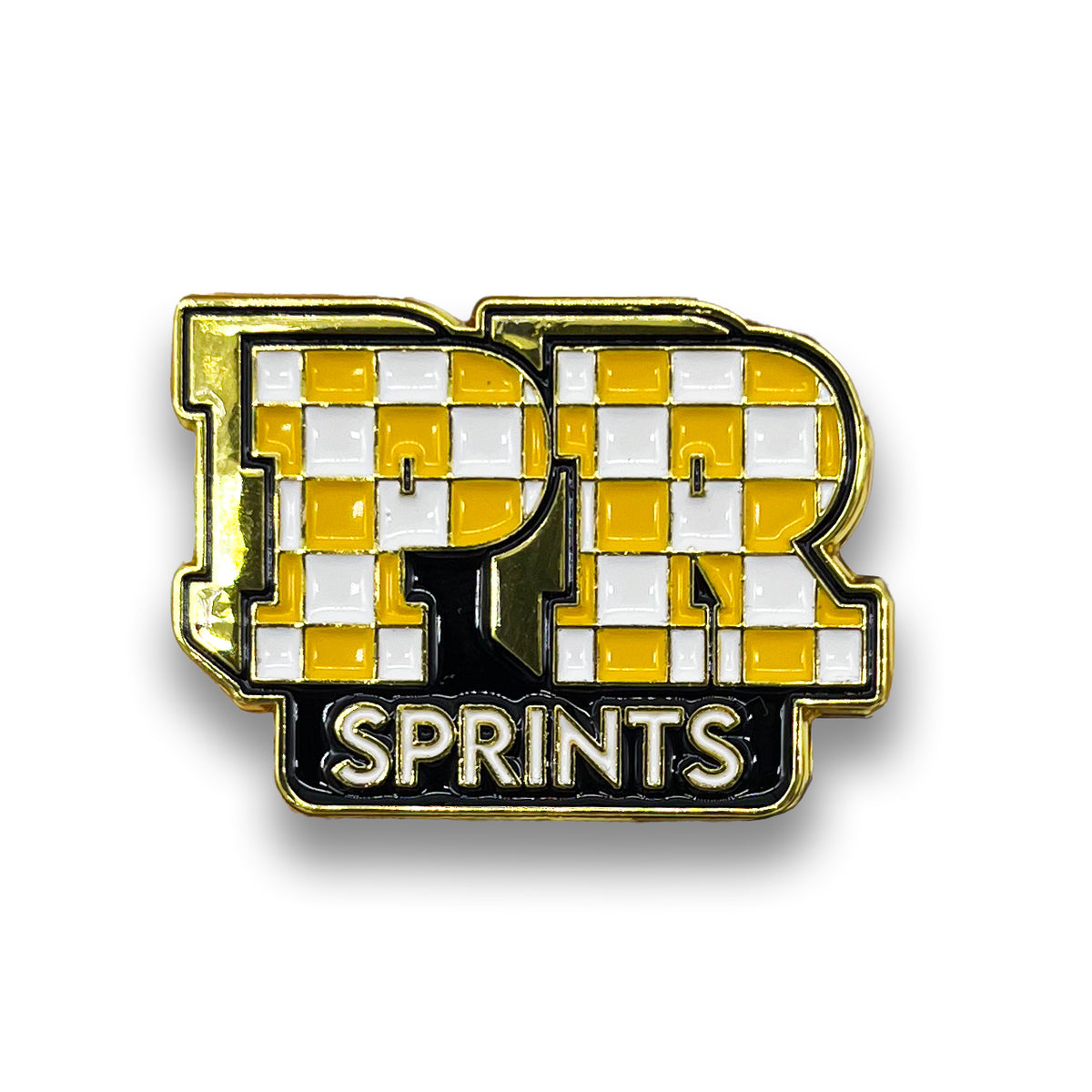 PR Enamel Pin – Sprints INC
