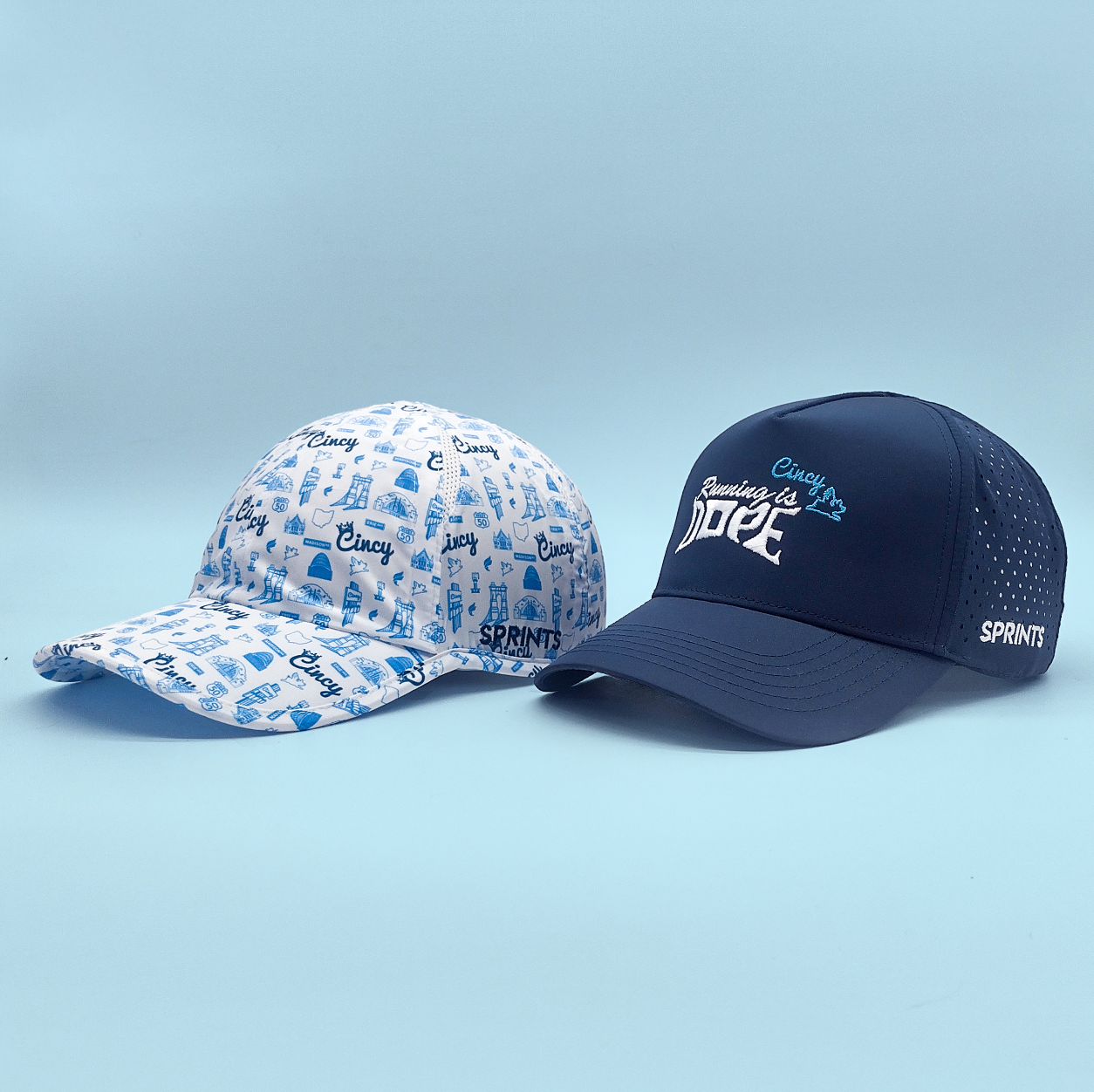 Running Cincy is Dope Blue VP Hat (Unisex) – Sprints INC
