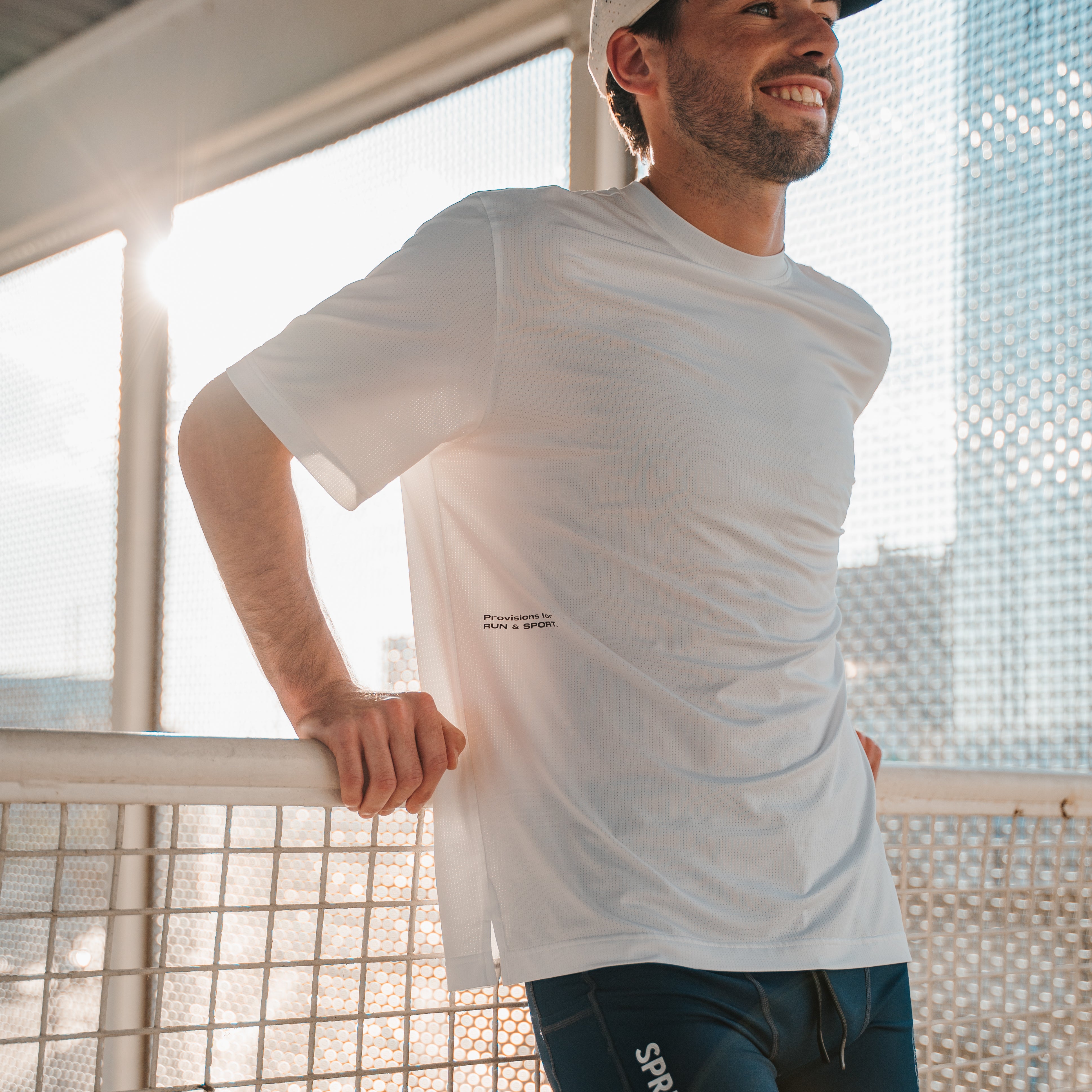Mens Core Zero Tech Tee - Vault Jag White – Sprints INC