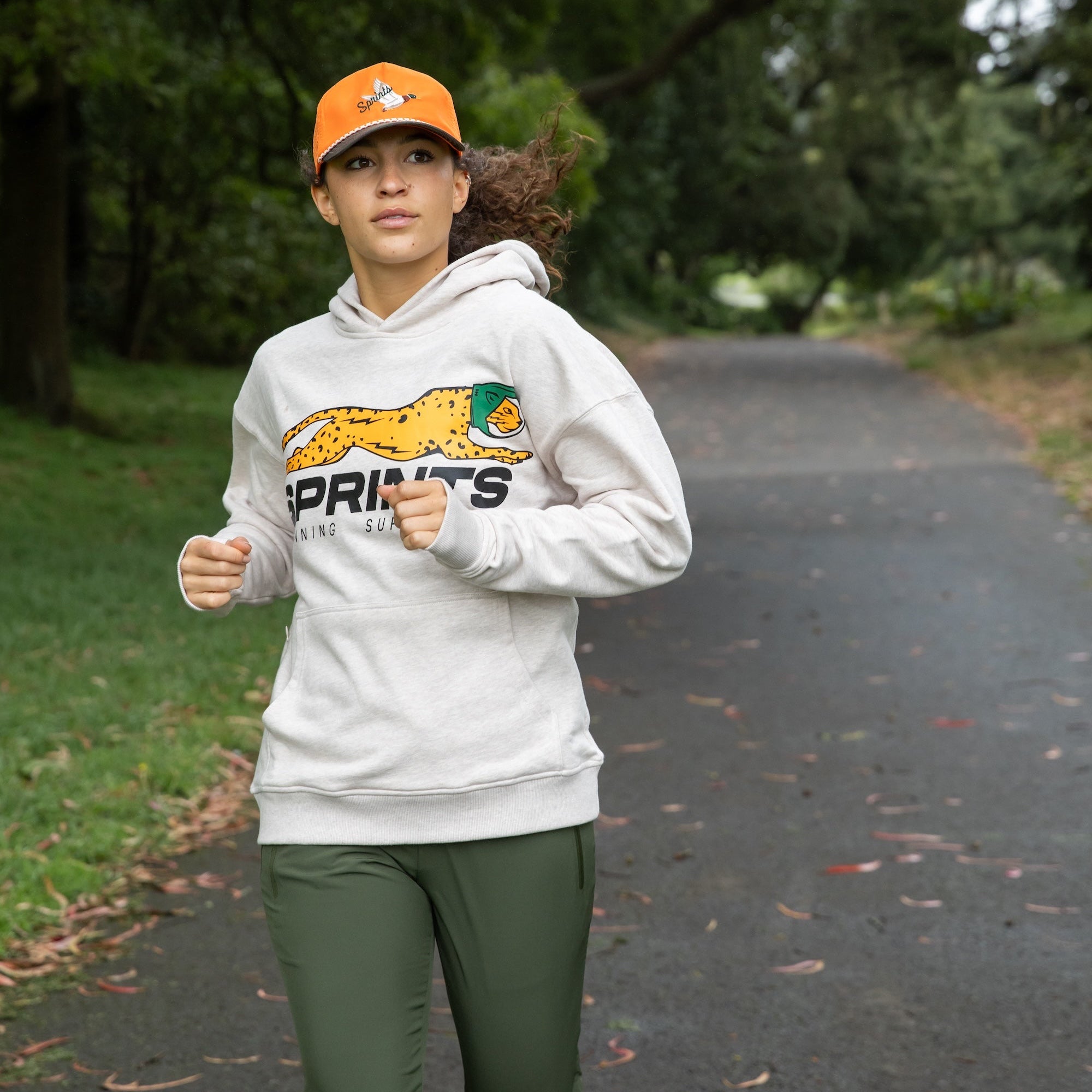 Oversized Hoodie - Velocity Sprints Tofu – Sprints INC