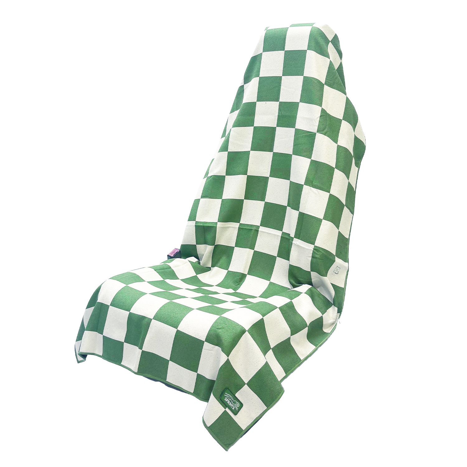 Chess Not Checkers Car Seat Cover Towel w/ Snaps